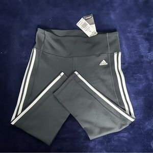 ADIDAS HIGH-RISE 3-STRIPES 3/4 SPORT LEGGINGS